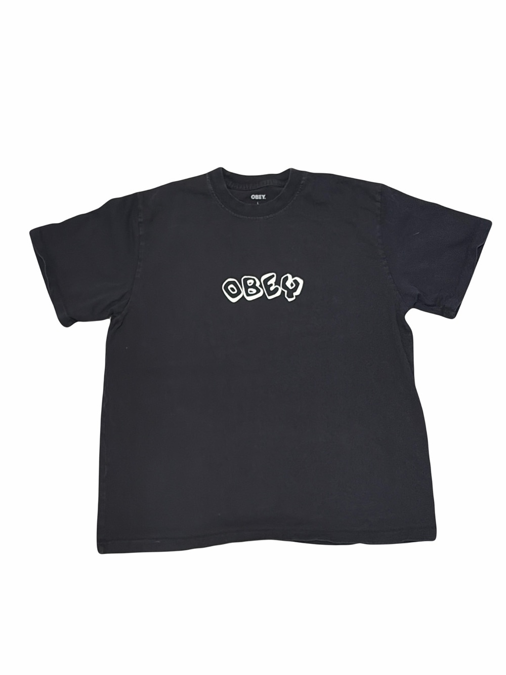 Obey Smellin Daisies Black T-Shirt